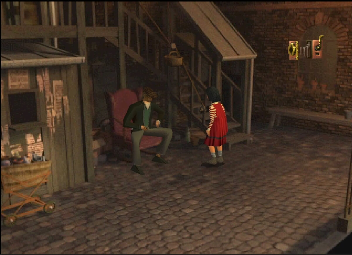 The City of Lost Children - геймплей игры на PlayStation